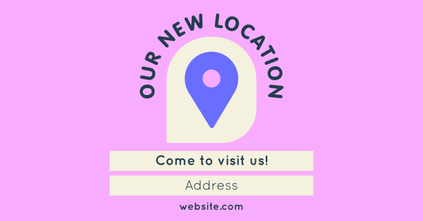 New Business Location Facebook Ad Design Image Preview
