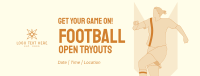 Soccer Tryouts Facebook cover Image Preview