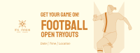 Soccer Tryouts Facebook Cover Image Preview