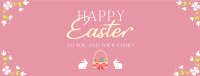 Easter Bunny Facebook Cover Design
