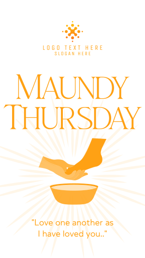 Maundy Thursday Instagram story Image Preview