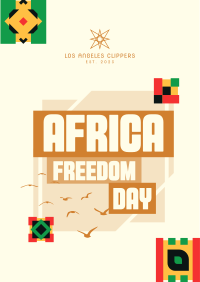 Tiled Freedom Africa Poster Image Preview