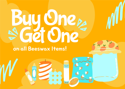 Beeswax Product Promo Postcard Image Preview