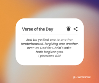 Verse of the Day Facebook Post Design