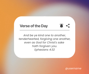 Verse of the Day Facebook post Image Preview