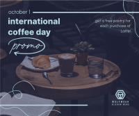 Coffee Day Promo Facebook Post Design