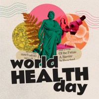World Health Day Collage Instagram Post Design