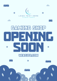 Game Shop Opening Flyer Image Preview
