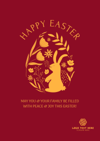 Magical Easter Egg Poster Design