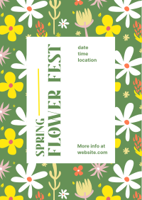 Flower Fest Poster Image Preview