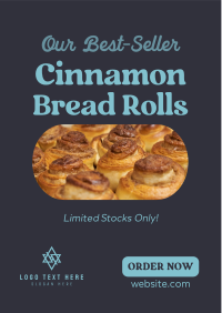 Best-seller Cinnamon Rolls Flyer Image Preview