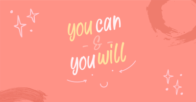 Cute Motivational Message Facebook ad Image Preview