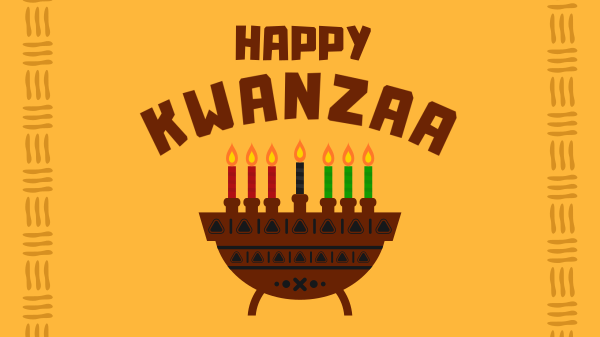 Happy Kwanzaa Celebration Facebook Event Cover Design Image Preview
