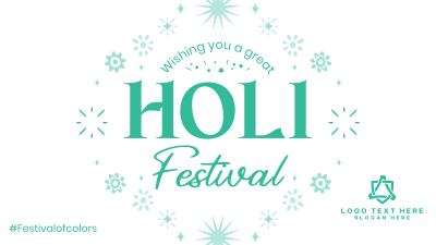 Holi Fest Burst Facebook event cover Image Preview