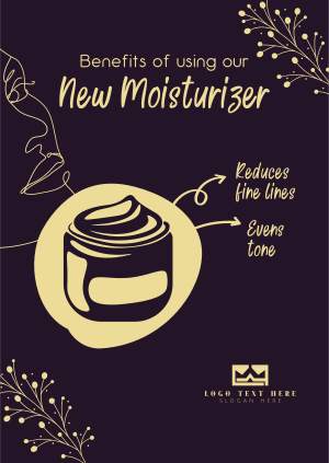 New Moisturizer Benefits Poster Image Preview