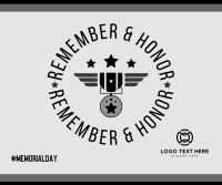 Honoring Our Heroes Facebook Post Design