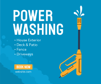 Power Washing Services Facebook Post Design