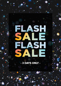Flash Sale Confetti Flyer Image Preview