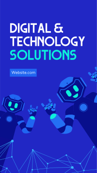 Digital & Tech Solutions Instagram Story Design