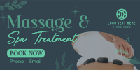 Massage and Spa Wellness Twitter post Image Preview