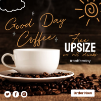 Good Day Coffee Promo Instagram Post Design
