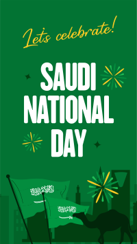 Saudi Day Celebration Instagram story Image Preview