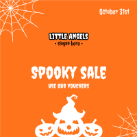 Halloween Spooky Sale  Instagram post Image Preview
