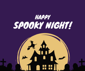 Spooky Night Facebook post Image Preview