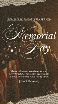 Rustic Memorial Day Instagram reel Image Preview