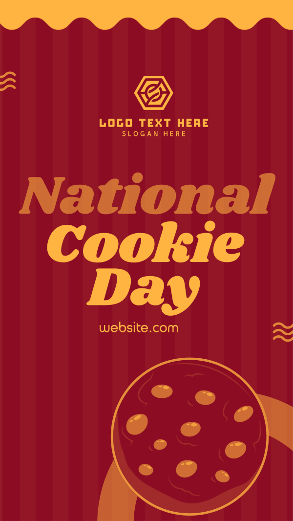 Cute Cookie Shop Facebook Story Design