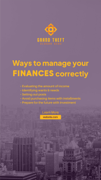Finance Cityscape Facebook story Image Preview