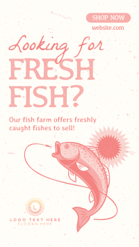 Fresh Fish Farm Facebook Story Design