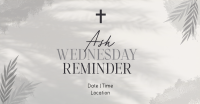 Ash Wednesday Reminder Facebook ad Image Preview