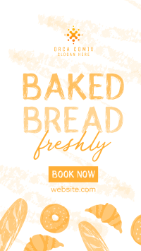 Freshly Baked Bread Daily Instagram Story Design