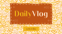 Hearts Daily Vlog Animation Image Preview