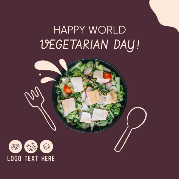 Celebrate World Vegetarian Day Instagram Post Design Image Preview
