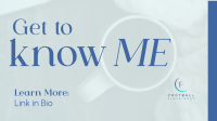 Get to Know Me Facebook Event Cover Design