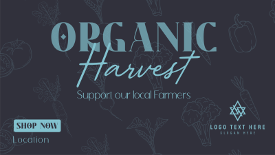 Organic Harvest Facebook event cover Image Preview