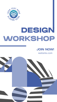 Modern Abstract Design Workshop YouTube short Image Preview