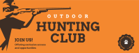 Join Us For The Hunt Facebook Cover Design
