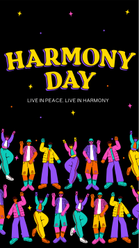 Harmony Day Sparkles Facebook Story Preview