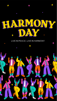 Harmony Day Sparkles Facebook Story Design