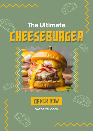Classic Cheeseburger Poster Image Preview