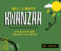 A Happy Kwanzaa Facebook post Image Preview