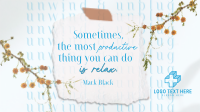 Unwind Unplug Quote Animation Preview
