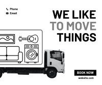 We like to move things Facebook post Image Preview