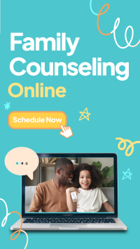 Online Counseling Service TikTok Video Design