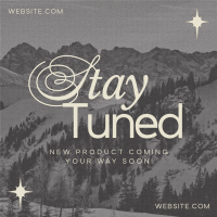 Minimalist Stay Tuned Instagram post Image Preview