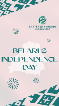 Belarus Independence Day TikTok Video Image Preview