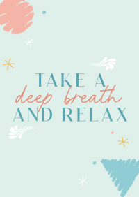 Take a deep breath Flyer Design